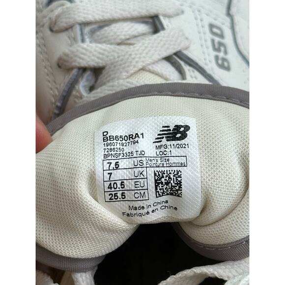 New Balance x Aime Leon Dore 650R Grey - Size 7.5M - MINT - Picture 7 of 8